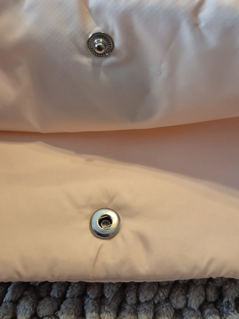 NWT Dior Blush Satin Clutch with Silver CD Emblem [B5-5] - Picture 4 of 9